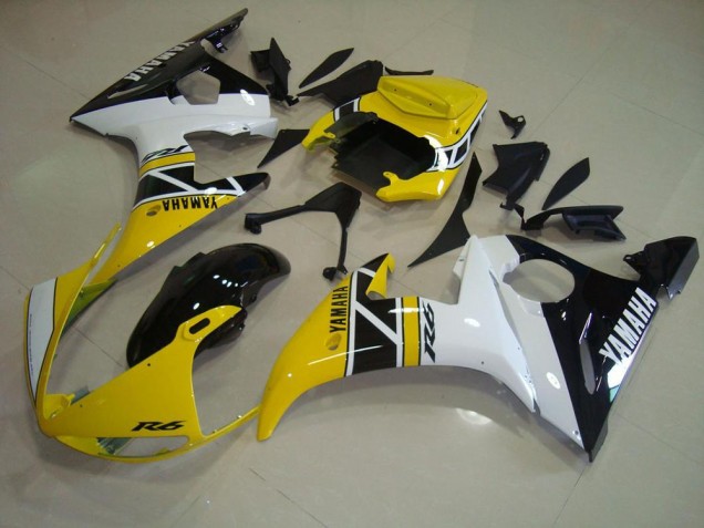 Amarelo Aniversário Carenagem Moto R6 03-05