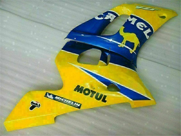 Amarelo Azul Abs Kits Carenagem Moto R6 98-02