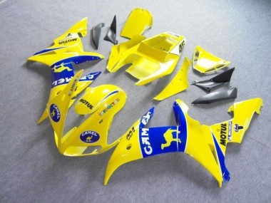 Amarelo Azul Motul Camelo Carenagem Moto R6 03-05