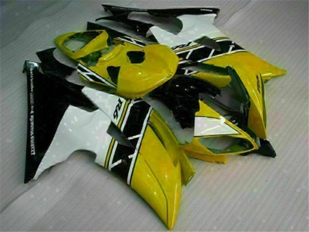 Amarelo Branco Carenagem Moto R6 08-16