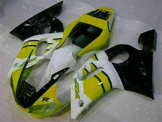 Amarelo Branco Carenagem Moto R6 98-02 Amarelo Branco Carenagem Moto R6 98-02