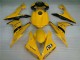 Amarelo Carenagem Moto R1 04-06