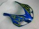 Amarelo Chama Azul Carenagem Moto CBR 1000RR 08-11 Amarelo Chama Azul Carenagem Moto CBR 1000RR 08-11