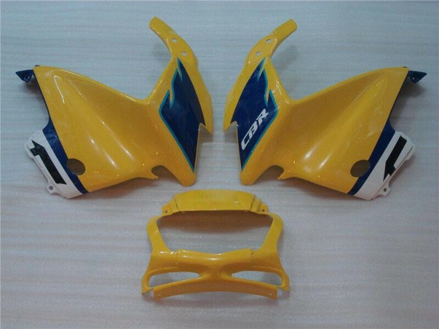 Amarelo Kit Carenagem Moto CBR 600 F3 95-98 Amarelo Kit Carenagem Moto CBR 600 F3 95-98