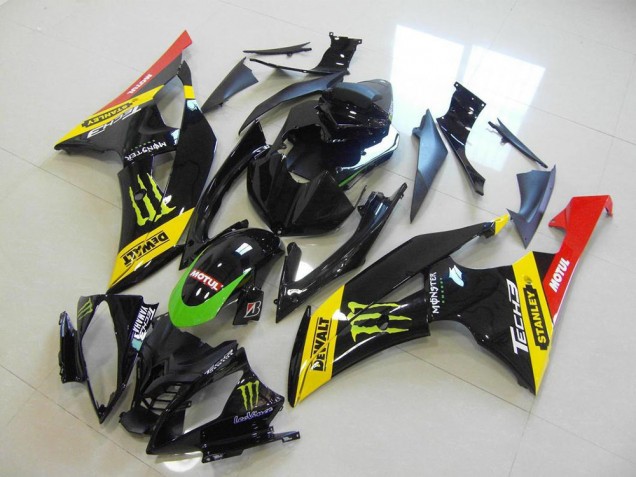 Amarelo Monster Abs Kits Completos Carenagem Moto R6 08-16