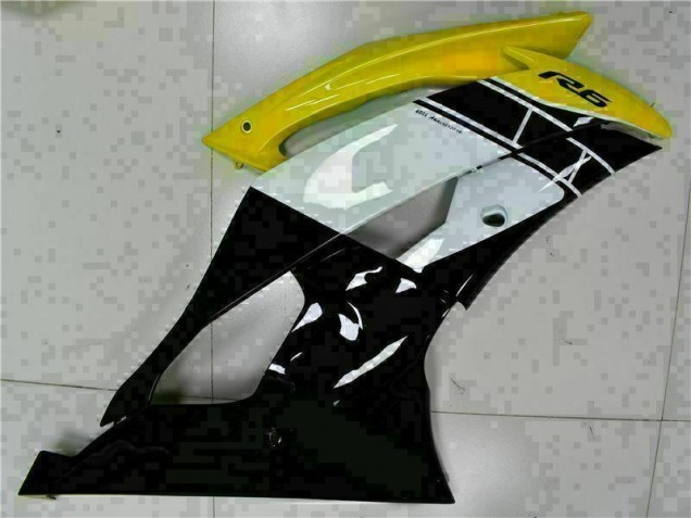 Amarelo Preto Abs Motocicleta Plástico R6 08-16