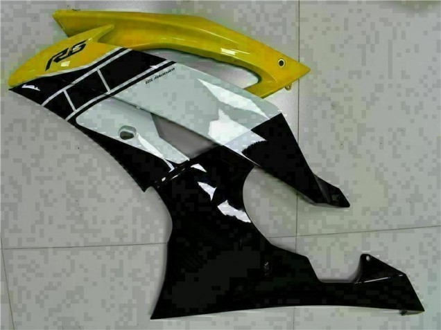 Amarelo Preto Abs Motocicleta Plástico R6 08-16