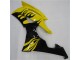 Amarelo Preto Carroçaria Moto R6 08-16 Amarelo Preto Carroçaria Moto R6 08-16