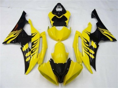 Amarelo Preto Carroçaria Moto R6 08-16