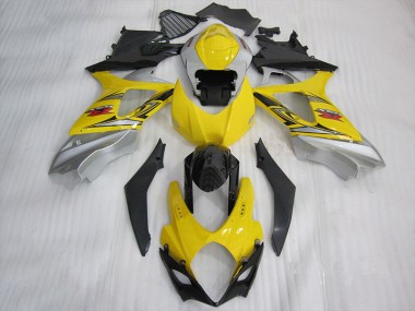 Amarelo Preto Kits Carenagem Moto GSXR 1000 K7 07-08