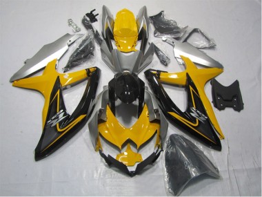 Amarelo Preto Kits Carenagem Moto GSXR 1000 K7 07-08