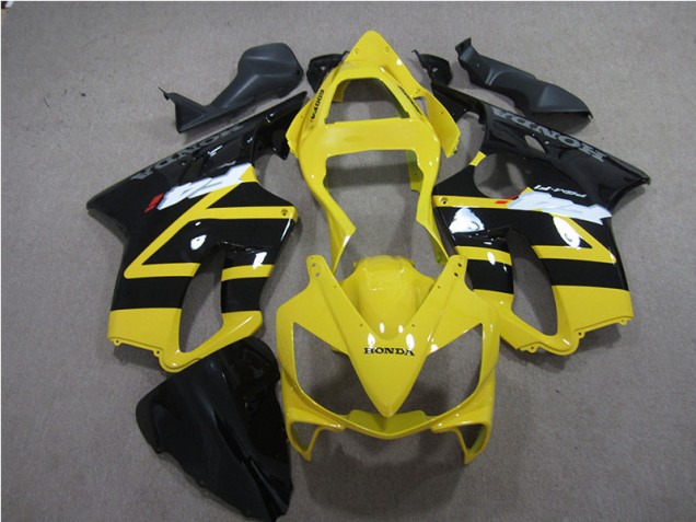 Amarelo Preto Kits Completo Carenagem Moto CBR 600 F4i 01-03 Amarelo Preto Kits Completo Carenagem Moto CBR 600 F4i 01-03