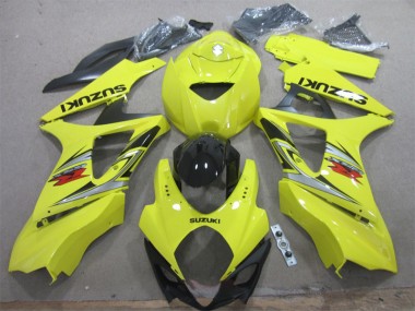 Amarelo Preto Kits Completo Carenagem Moto GSXR 1000 K7 07-08