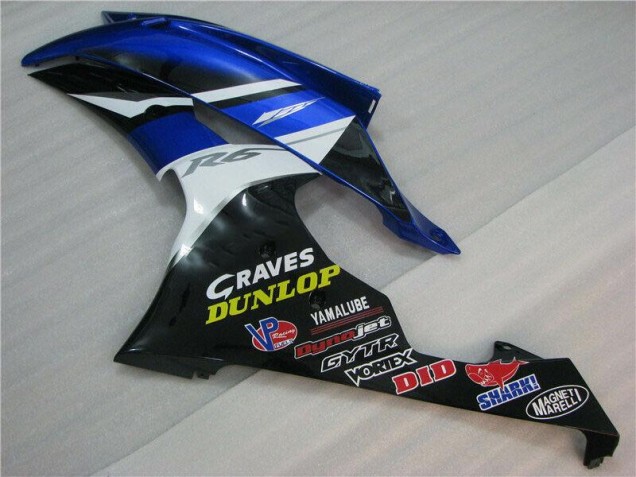 Azul Abs Kits Carenagem Moto R6 08-16