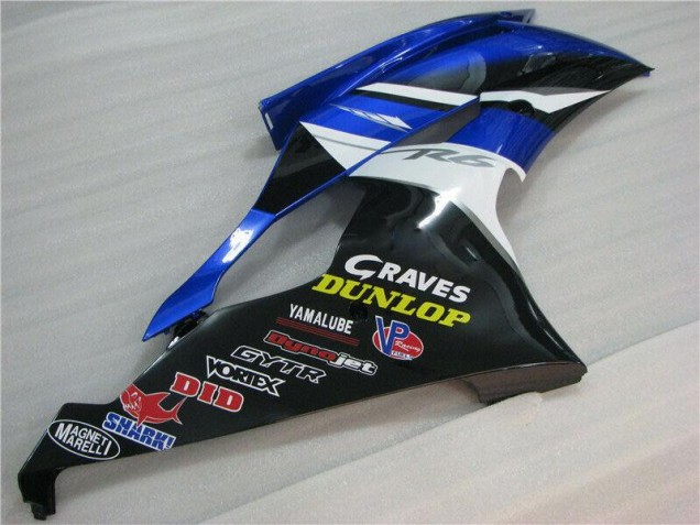 Azul Abs Kits Carenagem Moto R6 08-16