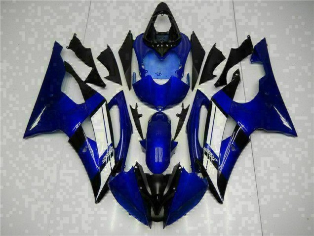 Azul Abs Moto Plásticos R6 08-16