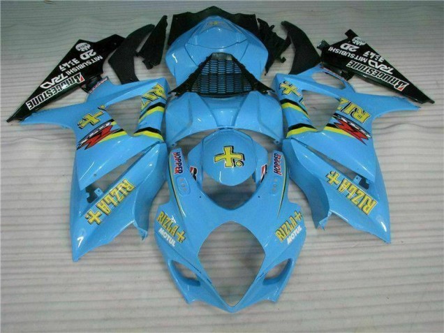 Azul Abs Motocicleta Plástico GSXR 1000 K7 07-08