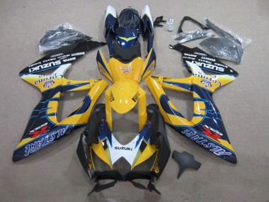 Azul Amarelo Corona Extra Carenagem Moto GSXR 600 K8 08-10