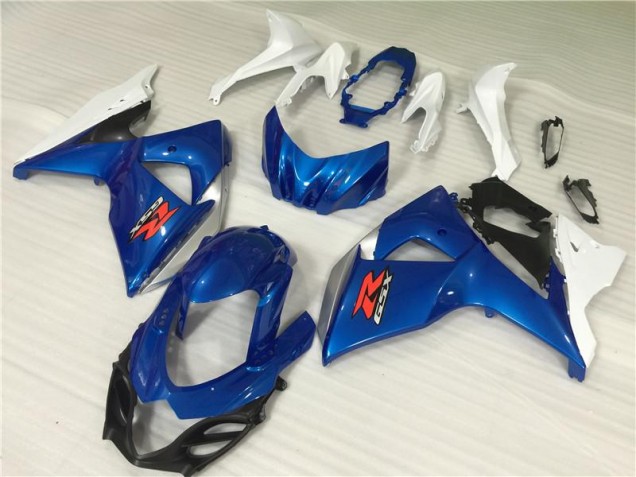Azul Branco Abs Kit Carenagem & Plásticos Moto GSXR 1000 17-23