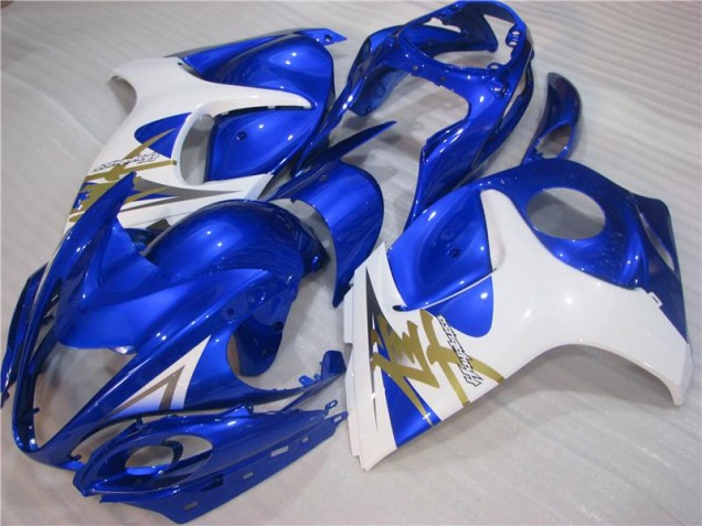 Azul Branco Abs Kit Carenagem & Plásticos Moto GSXR 1300 Hayabusa 08-19