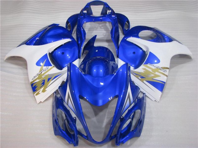 Azul Branco Abs Kit Carenagem & Plásticos Moto GSXR 1300 Hayabusa 08-19