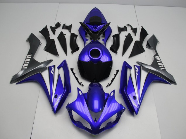 Azul Branco Abs Kit Carenagem & Plásticos Moto R1 07-08