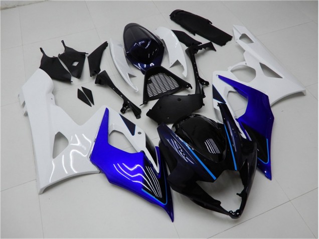 Azul Branco Abs Kits Carenagem Moto GSXR 1000 K5 05-06