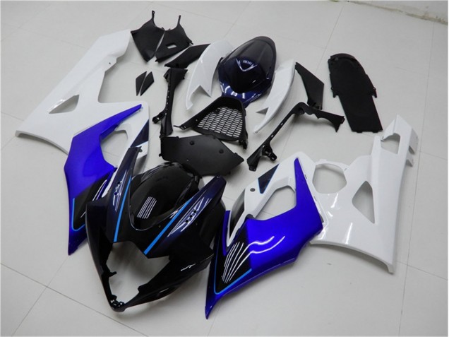 Azul Branco Abs Kits Carenagem Moto GSXR 1000 K5 05-06