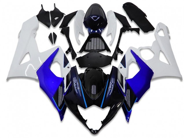 Azul Branco Abs Kits Carenagem Moto GSXR 1000 K5 05-06