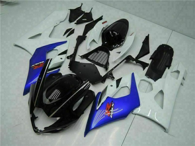 Azul Branco Abs Kits Completos Carenagem Moto GSXR 1000 K5 05-06 Azul Branco Abs Kits Completos Carenagem Moto GSXR 1000 K5 05-06
