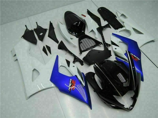 Azul Branco Abs Kits Completos Carenagem Moto GSXR 1000 K5 05-06 Azul Branco Abs Kits Completos Carenagem Moto GSXR 1000 K5 05-06