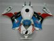 Azul Branco Carenagem Moto CBR 1000RR 12-16 Azul Branco Carenagem Moto CBR 1000RR 12-16