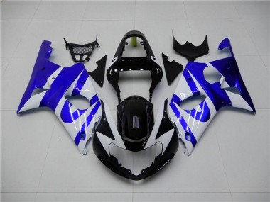 Azul Branco Carenagem Moto GSXR 1000 K3 03-04
