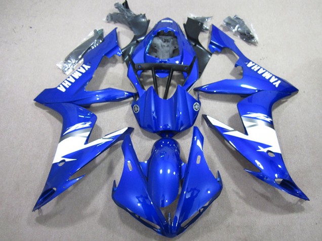 Azul Branco Carenagem Moto R1 04-06