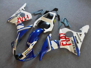 Azul Branco Fiat Carenagem Moto R6 03-05