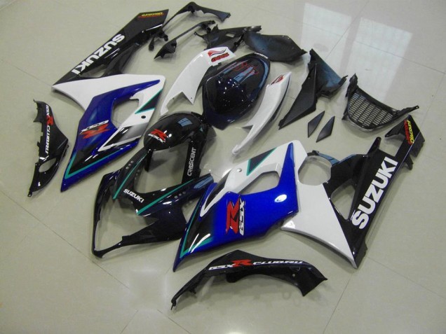 Azul Branco Kit Carenagem Moto GSXR 1000 K5 05-06