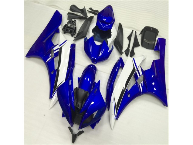 Azul Branco Kit Carenagem Moto R6 06-07