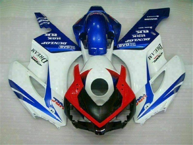 Azul Branco Kit Completo Carenagem Moto CBR 1000RR 04-05