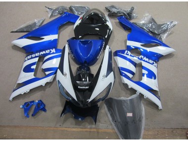 Azul Branco Kit Completo Carenagem Moto ZX6R 05-06