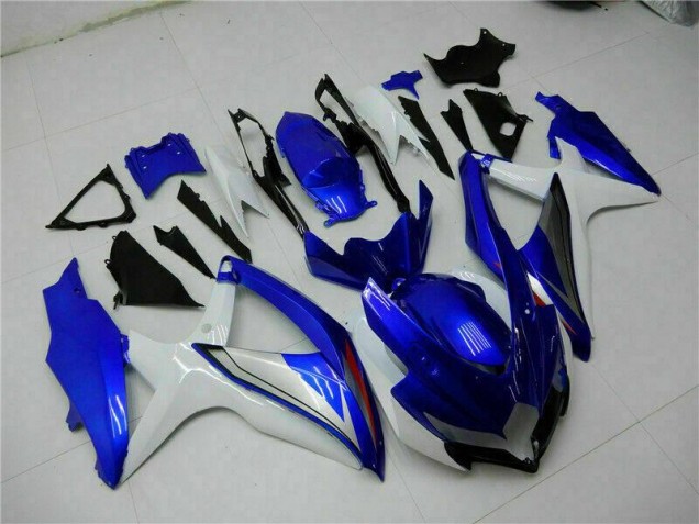 Azul Branco Kits Completo Carenagem Moto GSXR 600 / 750 K8 08-10