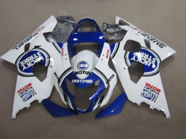 Azul Branco Lucky Strike Motul Carenagem Moto GSXR 600 K4 04-05