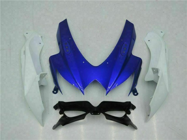 Azul Branco Moto Plásticos GSXR 600 / 750 K8 08-10 Azul Branco Moto Plásticos GSXR 600 / 750 K8 08-10