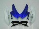Azul Branco Moto Plásticos GSXR 600 / 750 K8 08-10 Azul Branco Moto Plásticos GSXR 600 / 750 K8 08-10