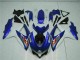 Azul Branco Moto Plásticos GSXR 600 / 750 K8 08-10 Azul Branco Moto Plásticos GSXR 600 / 750 K8 08-10