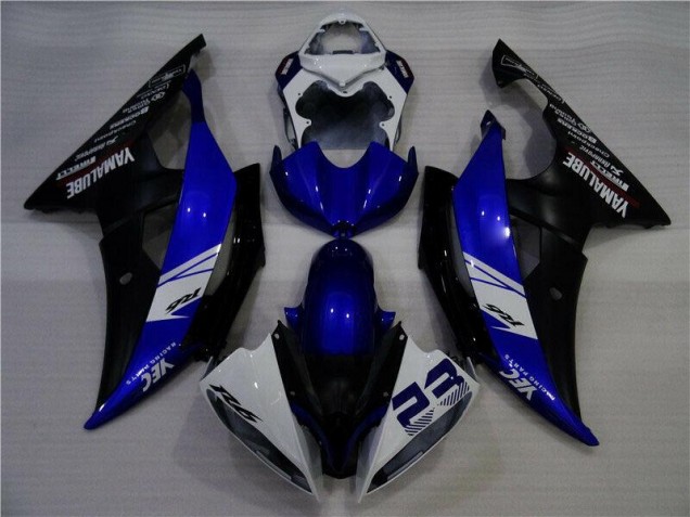 Azul Branco Preto YEC 23 Carenagem Moto R6 08-16