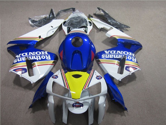 Azul Branco Rothmans Carenagem Moto CBR 600RR 05-06