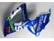 Azul Branco Verde Carenagem Moto GSXR 600 / 750 K8 08-10 Azul Branco Verde Carenagem Moto GSXR 600 / 750 K8 08-10