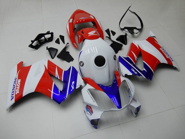 Azul Branco Vermelho Carenagem Moto VFR 800 02-13