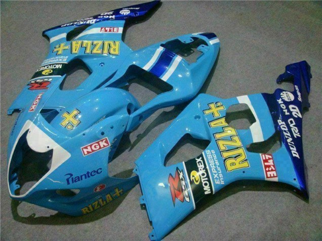 Azul Carenagem Moto GSXR 1000 K3 03-04 Azul Carenagem Moto GSXR 1000 K3 03-04