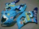 Azul Carenagem Moto GSXR 1000 K3 03-04 Azul Carenagem Moto GSXR 1000 K3 03-04